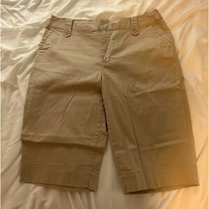 Khaki Capri Pants
